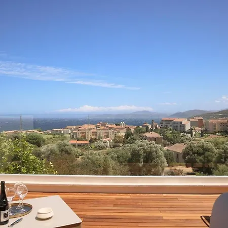 Casa Corborio, Duplex L'ile-rousse, 3 Suites, Sea View, Parking