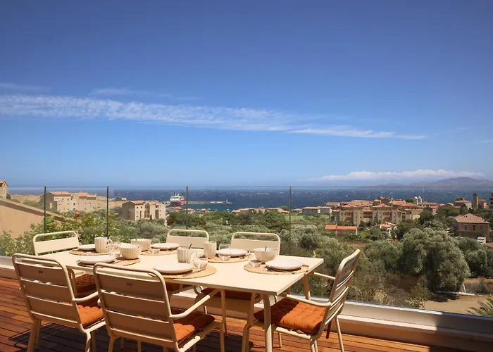 Casa Corborio, Duplex L'île-rousse, 3 Suites, Sea View, Parking Villa *