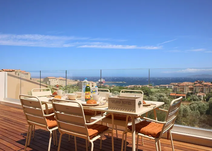 Casa Corborio, Duplex L'ile-rousse, 3 Suites, Sea View, Parking Villa *